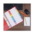 Dividers & Tabs | Universal UNV24810 11 in. x 8.5 in. 12-Tab Jan. to Dec. Deluxe Table of Contents Dividers for Printers - White (1 Set) image number 5