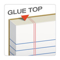 Notebooks & Pads | TOPS 7523 50-Sheets 8.5 in. x 11 in. Wide/Legal Rule "The Legal Pad" Glue Top Pads - White (12/Pack) image number 1