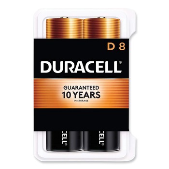 HOUSEHOLD BATTERIES | Duracell MN13RT8Z CopperTop Alkaline D Batteries (8/Pack)