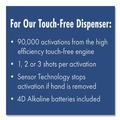 Soap Dispensers | Dial Professional 16652 FIT 4 in. x 5.4 in. x 11.2 in. 1-Liter Universal Touch Free Dispenser - Ivory (3/Carton) image number 8