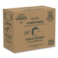 Just Launched | Dart 12BWWCR 10 oz. - 12 oz. Concorde Foam Bowl - White (1000/Carton) image number 1