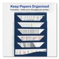 File Folders | Avery 73545 Slide and View 6-Section Letter Size Expanding File - Navy Blue image number 4