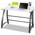 Office Desks & Workstations | Safco 1938TG 47 in. x 23 in. x 37 in. Xpressions Computer Desk - Frosted/Black image number 1
