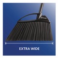 Brooms | O-Cedar 168215EA 48 in. Handle Outdoor PowerCorner Angle Broom - Black/Gray image number 6