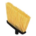 Brooms | Carlisle 4688500 55 in. Duo-Sweep Unflagged Heavy Duty Angle Broom - Black/Yellow image number 3