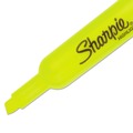 Highlighters | Sharpie 25164PP Chisel Tip Tank Style Highlighters - Fluorescent Yellow Ink, Yellow Barrel (4/Pack) image number 2