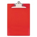 Just Launched | Saunders 21601 1 in. Clip Cap 8-1/2 in. x 12 in. Sheets Recycled Plastic Clipboard With Ruler Edge - Red image number 0