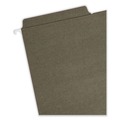 File Folders | Smead 64137 Legal Size 1/3-Cut Tabs FasTab Hanging Folders - Standard Green (20/Box) image number 1