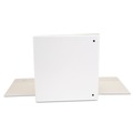 Binders | Universal UNV20744 1-1/2 in. Capacity 11 in. x 8-1/2 in. 3 Slant Ring View Binder - White image number 5