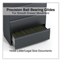 Office Filing Cabinets & Shelves | Alera 25499 36 in. x 18.63 in. x 67.63 in. 5 Lateral File Drawer - Legal/Letter/A4/A5 Size - Charcoal image number 4