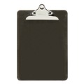 Clipboards | Universal UNV40306 1.25 in. Clip Capacity 8.5 in. x 11 in. Plastic Clipboard with High Capacity Clip - Translucent Black image number 0