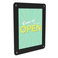 Office Presentation Supplies | Deflecto 899102 8.5 x 11 Insert Superior Image Window Display - Clear/Black image number 6