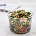 Food Service | Dart MN16-0100 MicroGourmet 16 oz. Plastic Food Containers - Translucent (500/Carton) image number 5