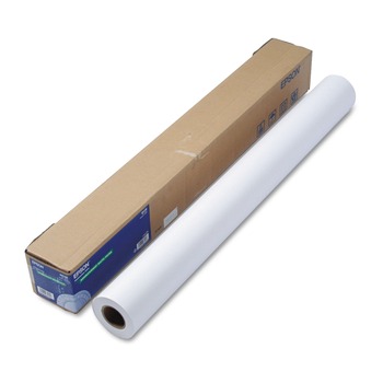 PHOTO PAPER | Epson S041386 8.3 mil. 36 in. x 82 ft. Non-Glare Surface Paper - Matte White