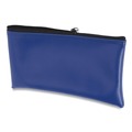 Retail Store Supplies | CONTROLTEK 530979 6 in. x 11 in. x 1 in. Vinyl Fabric Deposit Bag - Blue image number 0