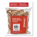 Rubber Bands | Universal UNV00464 4 oz. Box Size 64 0.04 in. Gauge Rubber Bands - Beige (80/Pack) image number 3