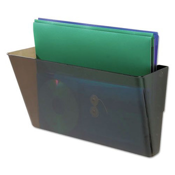 OFFICE AND OFFICE SUPPLIES | Deflecto 73202 DocuPocket 13 in. x 4 in. Letter Size Stackable Wall Pocket - Smoke