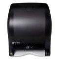 Paper Towels and Napkins | San Jamar T8400TBK 11.88 in. x 9.1 in. x 14.4 in. Smart Essence Electronic Roll Towel Dispenser - Black image number 1