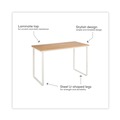 Office Desks & Workstations | Safco 1943BHWH 47.25 in. x 24 in. x 28.75 in. Steel Desk - Beech/White image number 5