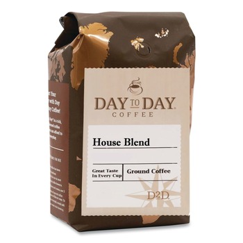 PRODUCTS | Day to Day Coffee PCO33700 28 oz. Bag 100% Pure Ground Coffee - House Blend