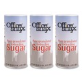 Condiments | Office Snax OFX00019G 20 oz Reclosable Canister of Sugar (3/Pack) image number 0