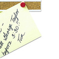 Bulletin Boards | Quartet 2004 1 in. x 24 in. Bulletin Bar - Brown/Silver image number 1