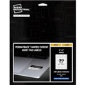 Labels | Avery 60530 PermaTrack 0.75 in. x 2 in. Laser Printers Tamper-Evident Asset Tag Labels - White (240/Pack) image number 0