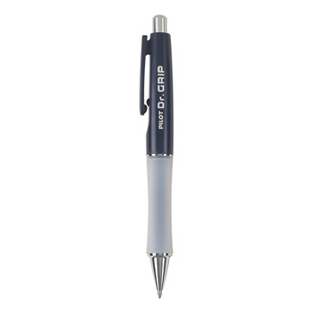Pilot 36101 Dr. Grip Medium 1 mm Retractable Ballpoint Pen - Blue Ink/Navy Barrel