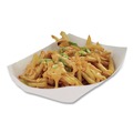Food Trays, Containers, and Lids | Pactiv Corp. 000000000000023863 6 in. x 4 in. x 1.5 in. No. 12 Beers Tray Paper Paperboard Food Tray - White (300/Carton) image number 2