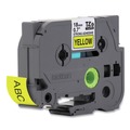 Labels | Brother P-Touch TZES641 0.7 in. x 26.2 ft. TZe Standard Adhesive Laminated Labeling Tape - Black on Yellow image number 2