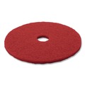 Just Launched | 3M 5100-14 14 in. Low-Speed Buffer Floor Pads - Red (5/Carton) image number 2