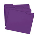 File Folders | Smead 13043 1/3-Cut Tabs Assorted Letter Size 0.75 in. Expansion Colored File Folders - Purple (100/Box) image number 6
