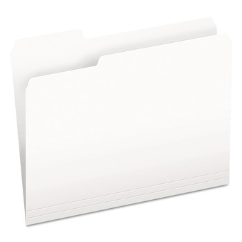 PRODUCTS | Pendaflex 152 1/3 WHI 1/3-Cut Tabs Assorted Letter Size Colored File Folders - White (100/Box)