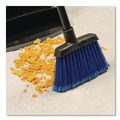 Brooms | Carlisle 4685314 12 in. Duo-Sweep Flagged Light Industrial Broom Head - Blue/Black image number 5