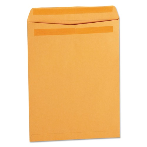 Envelopes & Mailers | Universal UNV35291 9.5 in. x 12.5 in. #12-1/2 Square Flap Self-Stick Open-End Catalog Envelopes - Brown Kraft (250/Box) image number 0