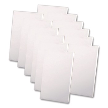 Ampad 21-730 100 Sheets 3 in. x 5 in. Unruled Scratch Pads - White (12/Pack)
