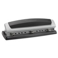 Staple Punches | Swingline A7074037D Precision Pro 9/32 in. Holes 10-Sheet Desktop Two- to Three-Hole Punch image number 1