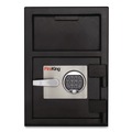 Office Filing Cabinets & Shelves | FireKing SB2014-BLELMS 14 in. x 15.5 in. x 20 in. 0.95 cubic ft. Depository Security Safe - Black image number 0