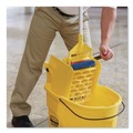Mop Buckets | Rubbermaid Commercial 2064915 WaveBrake 2.0 Plastic Side-Press Wringer - Yellow image number 4
