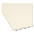 File Folders | Smead 10356 0.75 in. Expansion Reinforced 1/5-Cut Tab 11-pt Manila File Folders - Letter Size/Manila (100/Box) image number 4
