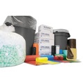 Just Launched | Inteplast Group S434812N 60 gal. 12 microns 43 in. x 48 in. High-Density Interleaved Commercial Can Liners - Clear (200/Carton) image number 3
