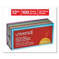 Sticky Notes & Post it | Universal UNV35610 100 Sheet 3 in. x 3 in. Self-Stick Note Pads - Assorted Bright Colors (12/Pack) image number 3