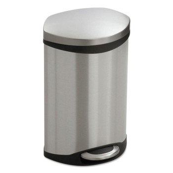 Safco 9901SS 3 Gallon Step-On Medical Receptacle - Stainless Steel