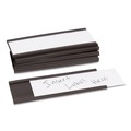 Label & Badge Holders | U Brands 5160U00-15 6 x 2 Magnetic Card Holders - Black (10/Pack) image number 1