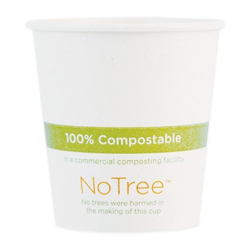 World Centric CUSU6 6 oz. NoTree Paper Hot Cups - Natural (1000/Carton)