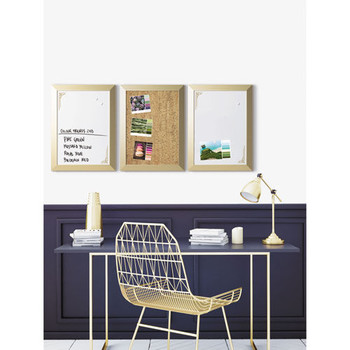 MasterVision SOR031 Metallic Gold Positive Flow Message Board Set - Assorted Sizes/Colors (3/Pack)