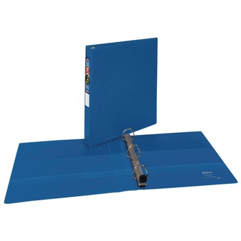 Avery 79889 3 One Touch EZD Rings 1 in. Capacity 11 in. x 8.5 in. Heavy-Duty Non-View Binder with DuraHinge - Blue