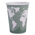  | Eco-Products EP-BHC12-WA 12 oz. World Art Renewable and Compostable Paper Hot Cups - Gray (20 Packs/Carton) image number 2