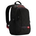 Office Accessories | Case Logic 3201265 6.3 in. x 13.4 in. x 17.3 in. Polyester Diamond Backpack - Black image number 0