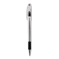 Pens | Pentel BK90-A Stick Fine 0.7 mm R.S.V.P. Ballpoint Pen - Black Ink, Clear/Black Barrel (1-Dozen) image number 2